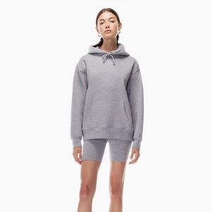 ARITZIA TNA Cozy Fleece Boyfriend Hoodie| Heather Dover grey